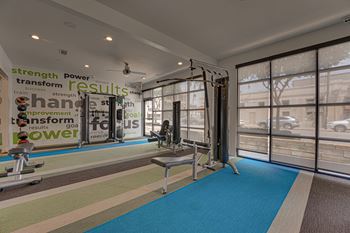 Yoga Studio at Vue Live Oak, Dallas, 75204